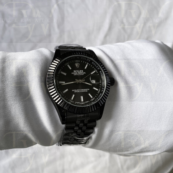 Rolex Date-just Full Black