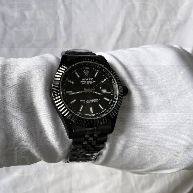 Rolex Date-just Full Black